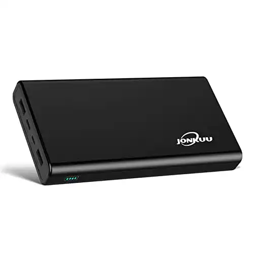 Powerbank-26800mAh JONKUU Handy Powerbank, Dual USB