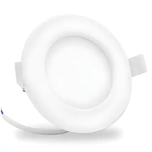 LED-Einbaustrahler Lumare LED, 6W 230V IP44 Ultra flach 9er Set
