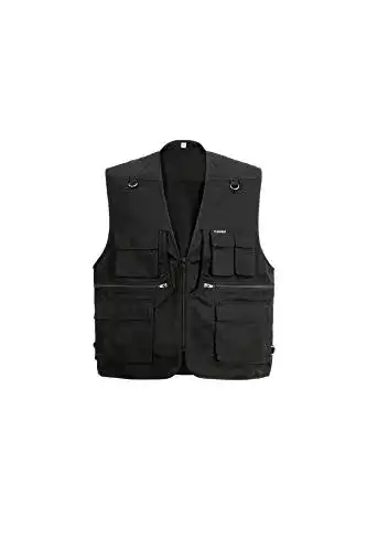 Arbeitsweste Planam Outdoor Herren Weste Sommer schwarz