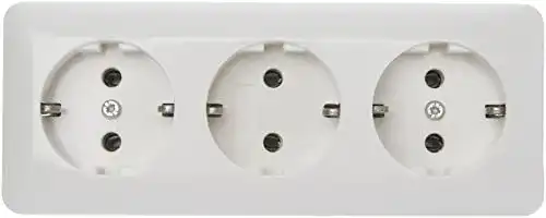 Gira-Steckdose Gira 078913 Schuko Steckdose 3-fach Aufputz