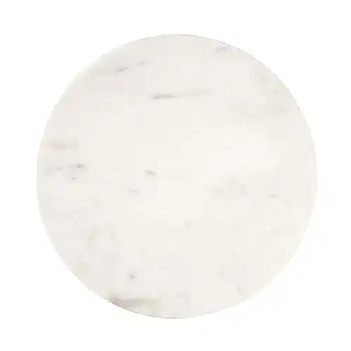 Marmorplatte BUTLERS MARBLE – rundes Tablett, edler weißer