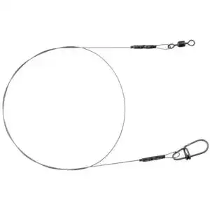 Titan-Vorfach Spro Matt Black Leader 1×1 Titanium – Spinnvorfach