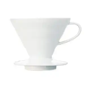 Porzellan-Kaffeefilter Hario VDC-02W V60 Kaffeefilterhalter Größe 2