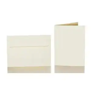 Klappkarte Paper24 25 blanko mit Umschlag 120×170 mm