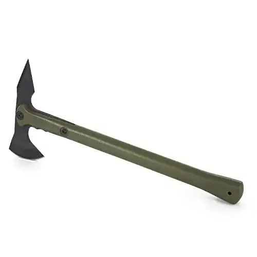 Tomahawk Cold Steel Trench Hawk, OD-Grün, Secure-Ex-Hülle
