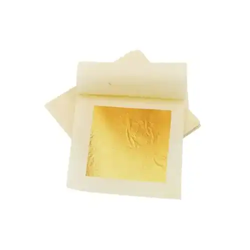 Goldstaub KIRIN Essbares Echtes Blattgold, 24 Karat, 15 Blatt