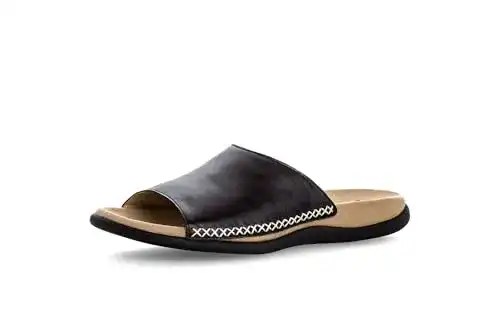 Pantoletten Damen Gabor Shoes Cervo Pantoletten, Schwarz