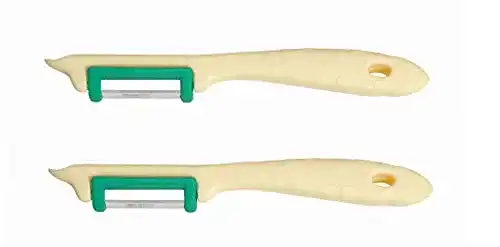 Spargelschäler NEUSTANLO ® Pendelschäler, 2 Stück Sparschäler