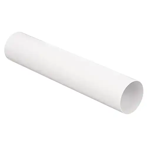 Lüftungsrohr MKK Ø 100 mm Länge 0,5 m aus ABS-Kunststoff