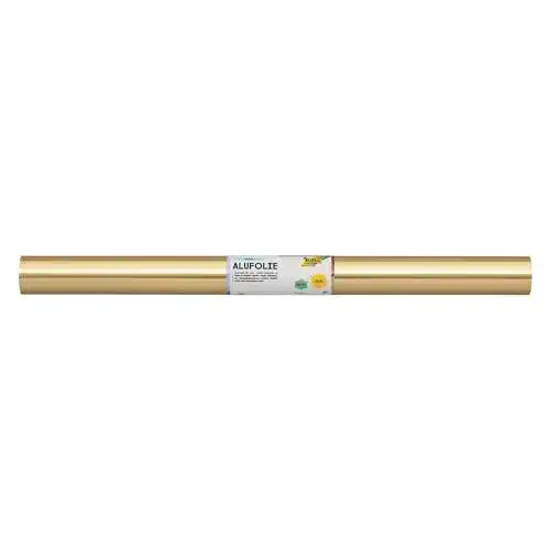 Goldfolie folia R 11 Alufolie auf Rolle, doppelseitig kaschiert