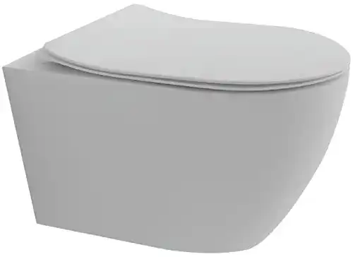 Wand-WC spülrandlos bad1a Alpenberger Spülrandlos Tiefspül-WC