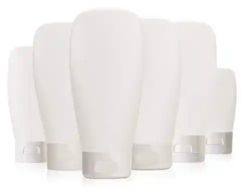 Tuben UPSTORE 6 x 150ml transparente Kunststoff, leer