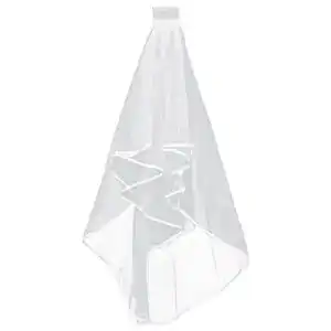 Schleier FRCOLOR Braut, Elegent Bridal Tüll mit Kamm Ribbon Edge