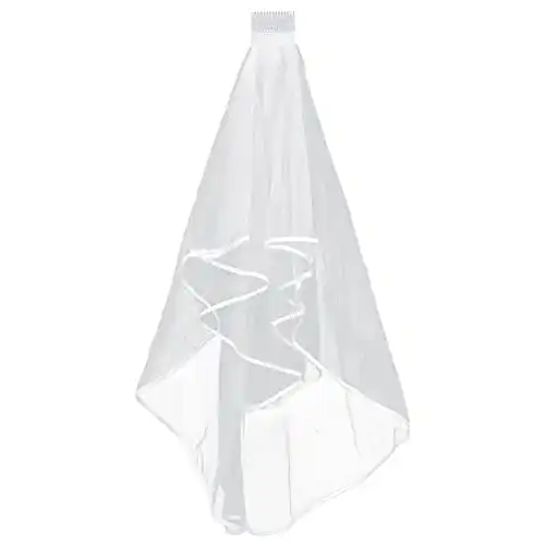 Die beste Schleier FRCOLOR Braut, Elegent Bridal Tüll mit Kamm Ribbon Edge 2026 Test Bestseller Schleier FRCOLOR Braut, Elegent Bridal Tüll mit Kamm Ribbon Edge