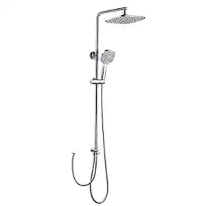Regendusche ohne Armatur WOOHSE Duschsystem Regendusche