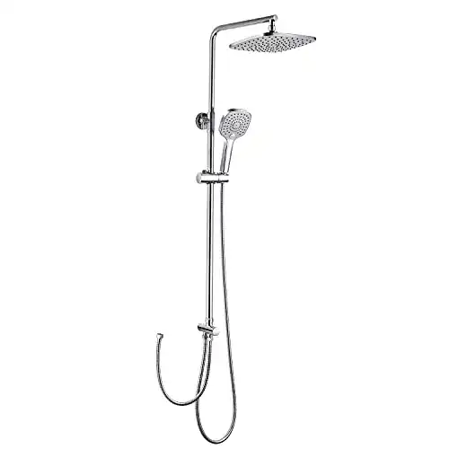 Regendusche ohne Armatur WOOHSE Duschsystem Regendusche