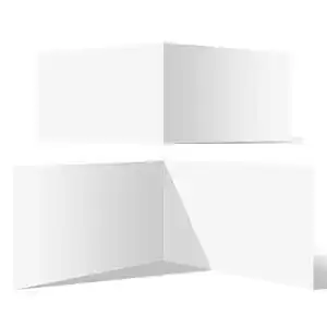 Klappkarte Kartenecke.de 50 Blanko quer DIN A6 148 x 105 mm