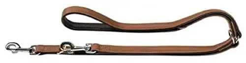 Hundeleine Hunter CANADIAN verstellbar, Leder, 1,5 x 200 cm