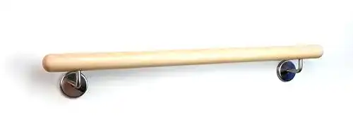 Handlauf Garderobia Holz, Set mit halbrunden Abschlüssen