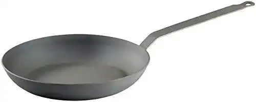 Carbonstahl-Pfanne Tornwald-Schmiede, mit 4,5 cm hohem Rand