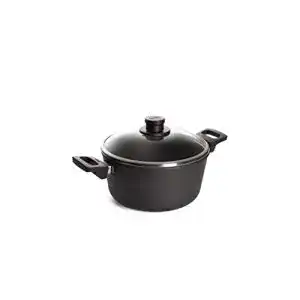 Woll-Töpfe Woll Titanium Nowo Gusstopf mit Glasdeckel Ø 24 cm
