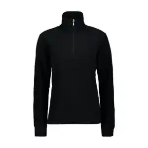 Fleecepullover Damen CMP – Fleecepullover für Damen, Schwarz