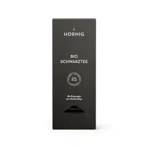 Bio-Schwarztee J. Hornig Bio Schwarztee, 25 Pyramidenteebeutel