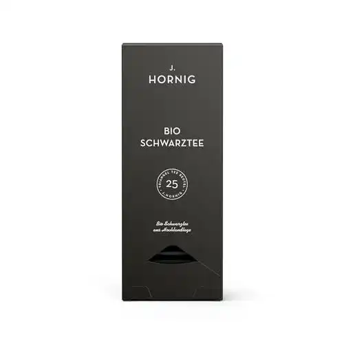 Bio-Schwarztee J. Hornig Bio Schwarztee, 25 Pyramidenteebeutel