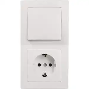 Steckdosen-Lichtschalter MC POWER 3-teiliges Set FLAIR