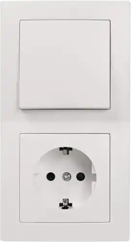 Steckdosen-Lichtschalter MC POWER 3-teiliges Set FLAIR