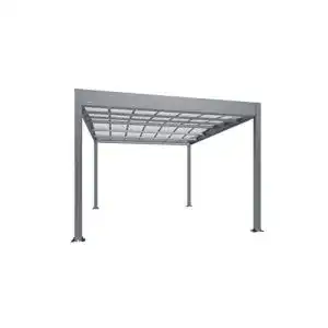 Carport Trigano Jardin Trigano Libeccio 15.8m2 aus Aluminium, 87905P1