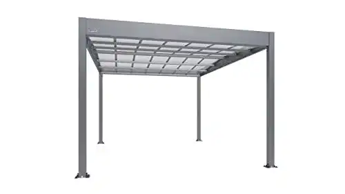 Carport Trigano Jardin Trigano Libeccio 15.8m2 aus Aluminium, 87905P1