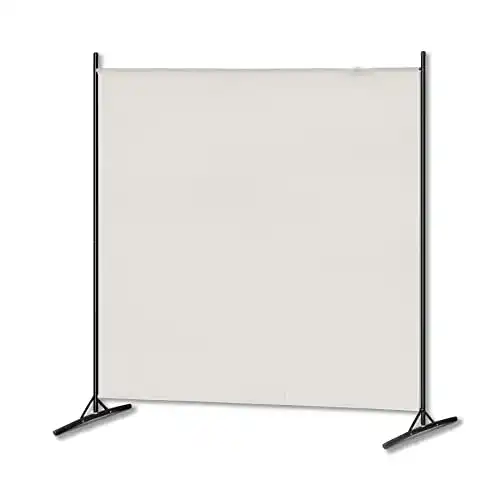 Stellwand Froadp Paravent Raumteiler Outdoor 180x180cm, Beige