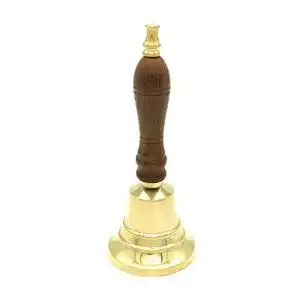 Handglocke Messing Nautika Edle Tischglocke, Messing 12,5cm