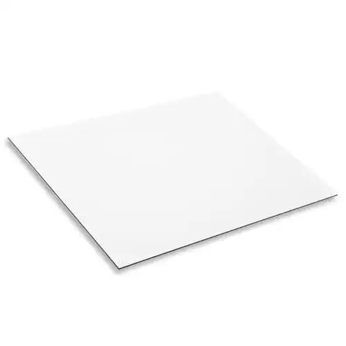 Alublech easydruck24de Aluverbundplatte weiß, 30 x 20 cm, 3 mm