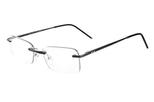 Brillen Edison & King Lesebrille Free randlose Brille aus Aluminium