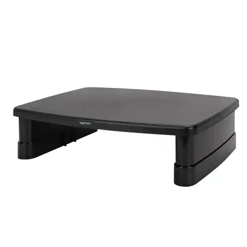 Monitorständer Amazon Basics, höhenverstellbar, rutschfest