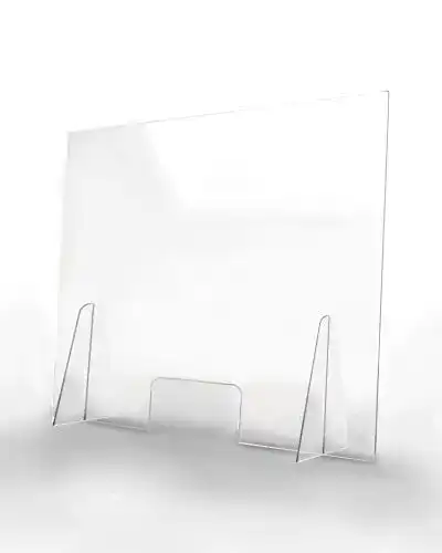 Spuckschutz mit Durchreiche Olmedo Servicios Integral 100x80cm