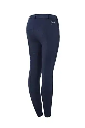 Reithose HORZE Active Kinder Mädchen Vollbesatzhose Silikon Grip