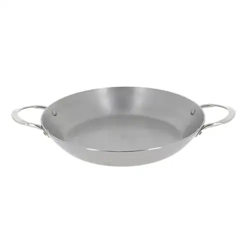 Paella-Pfanne DE BUYER Paella Pfanne, Silber, 32 cm