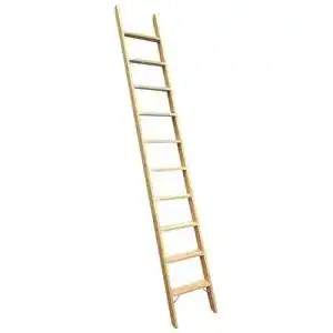 Bibliotheksleiter Weise Premium Hochbettleiter Holz 9-stufig