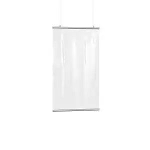 Spuckschutz hängend 80 cm breit Vispronet, mit Befestigung