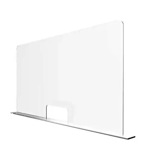 Spuckschutz 120×60 Solarplexius Spuckschutz mit Durchreiche