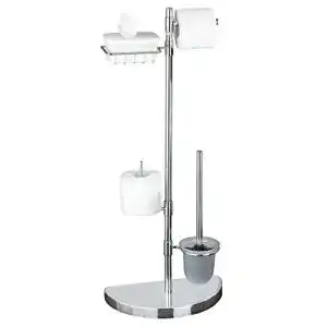 WC-Garnitur WENKO Raumspar WC-Center, mit Ersatzrollen-Halter