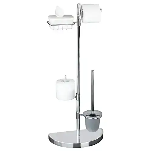 WC-Garnitur WENKO Raumspar WC-Center, mit Ersatzrollen-Halter