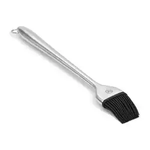 Grillpinsel Grillrost.com Original Edelstahl-Pinsel, Silikon Borsten