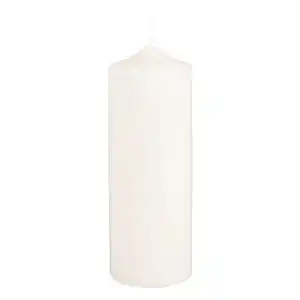 Stumpenkerzen Rayher 3140596 Stumpenkerze, creme, rund, 20 cm