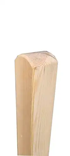 Holzpfosten Larisa , Kiefer Vierkantpfosten, gerundet Kantholz, 7×7
