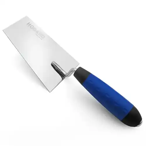 Maurerkelle HOGARD Premium Edelstahl Putzkelle, Softgrip Griff