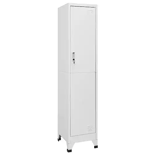Spind vidaXL Schließfachschrank Umkleideschrank Metall